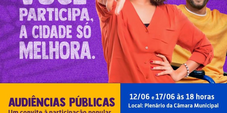 Câmara Municipal promove audiências públicas nos dias 12 e 17 de junho