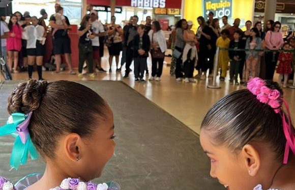 Dias de dança nos corredores do Serramar Shopping