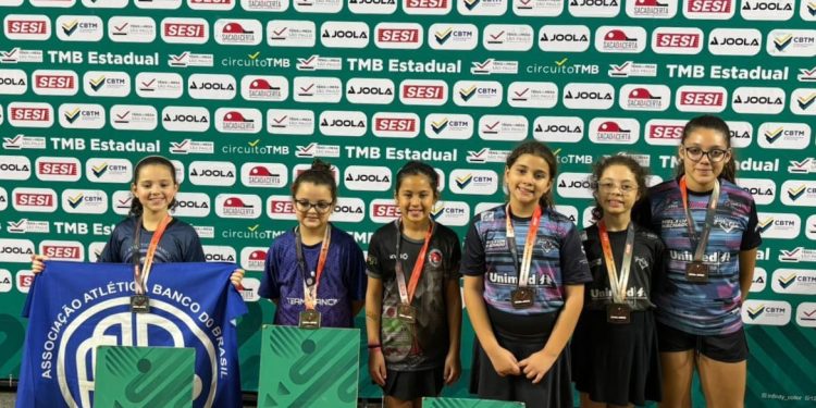 Joias do tênis de mesa de Bertioga conquistam duas medalhas em campeonato estadual