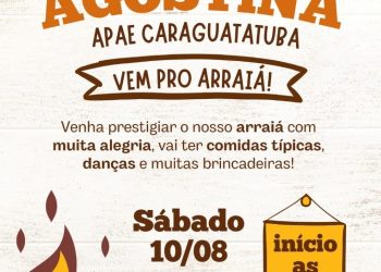 Tradicional Festa Agostina da APAE de Caraguatatuba será no dia 10 de agosto