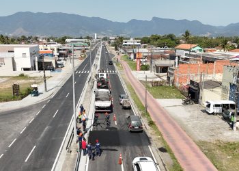 A pedido do Prefeito de Caraguatatuba, DER inicia reinstalação de lombadas na SP-55