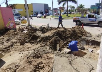Prefeitura de Caraguatatuba inicia obras para ampliar a drenagem em avenida no Perequê Mirim