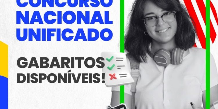 Gabarito das provas objetivas já está disponível no site do Concurso Nacional Unificado