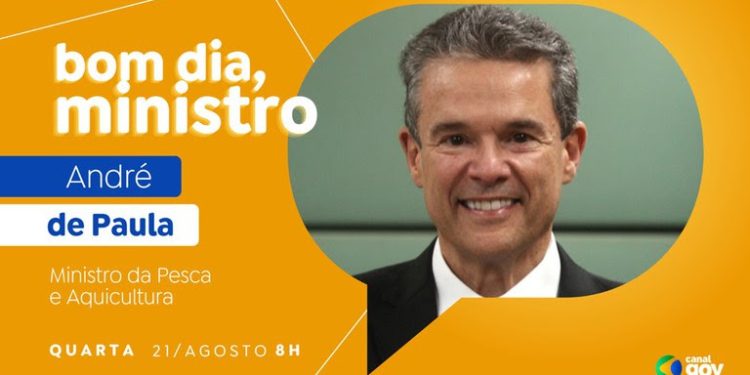 André de Paula detalha programa Povos da Pesca Artesanal no Bom dia, Ministro desta quarta (21)