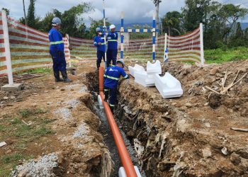 Aguilar Junior anuncia início das obras de esgoto no Golfinhos, Morro do Chocolate, Capricórnio e Massaguaçu