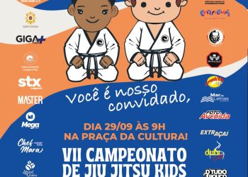 Caraguatatuba recebe 7º Campeonato de Jiu-Jítsu Kids neste domingo