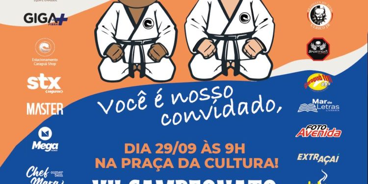 Caraguatatuba recebe 7º Campeonato de Jiu-Jítsu Kids neste domingo