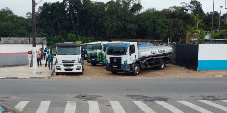 Prefeitura de Bertioga disponibiliza tendas para atender população afetada por falta d’água