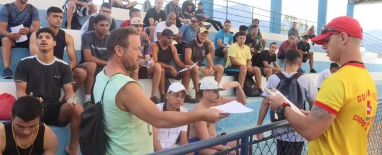 TAF das 24 vagas para guarda-vidas temporários da Prefeitura de Caraguatatuba é nesta quarta-feira