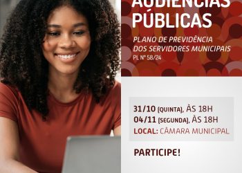 Câmara Municipal promove audiências públicas sobre Plano de Previdência dos Servidores Municipais