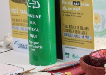 Mais de 441 mil bitucas de cigarro são coletadas pelo programa “Caraguatatuba sem Bitucas” em três anos