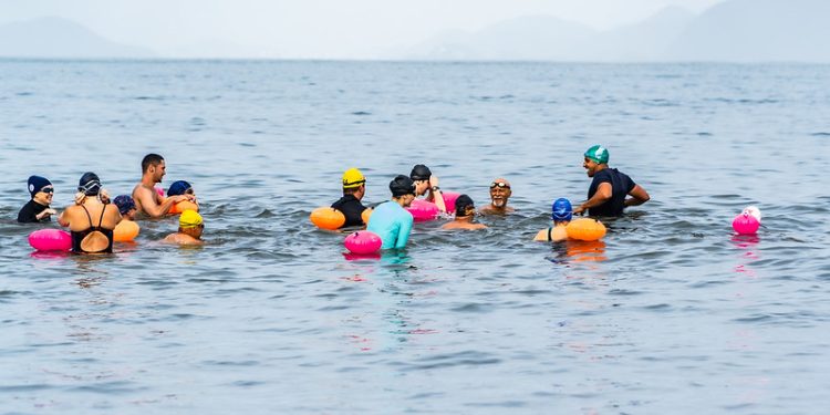 Bertioga terá desafio de natação em àguas abertas no Cantão Indaiá