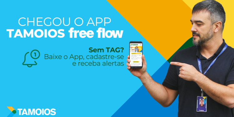 Tamoios disponibiliza Aplicativo Tamoios Free Flow para pagamento do pedágio eletrônico