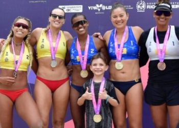 Atletas de Caraguatatuba se destacam no Circuito Brasileiro de Vôlei de Praia e se preparam para o Mundial