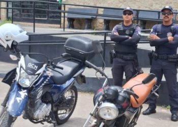 GCM apreende motocicleta furtada com auxilio do COI em Caraguatatuba