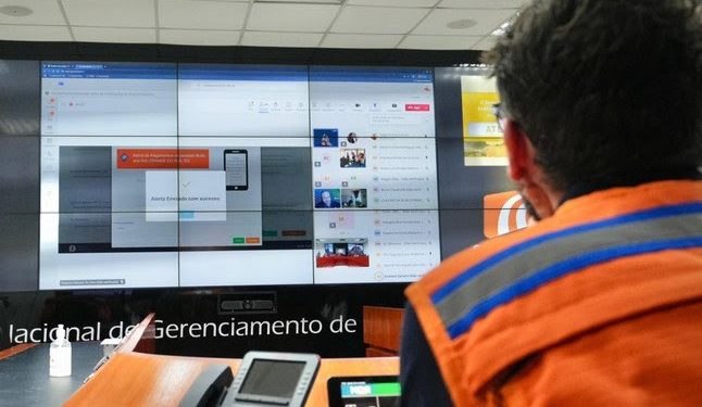 Defesa Civil Alerta entra em operação no Sul e Sudeste nesta quarta (4)