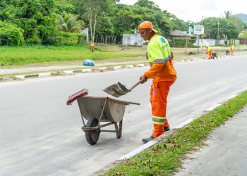 Prefeitura de Bertioga realiza mutirão de zeladoria em Boraceia