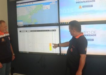 Equipe da Defesa Civil está atenta ao índice pluviométrico no município e preparada em caso de alerta