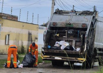 Prefeitura de Caraguatatuba realiza mutirão para normalizar coleta de lixo na cidade