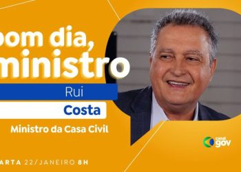 Rui Costa apresenta balanço de reunião ministerial e detalha metas do governo para 2025 no “Bom Dia, Ministro” desta quarta (22)