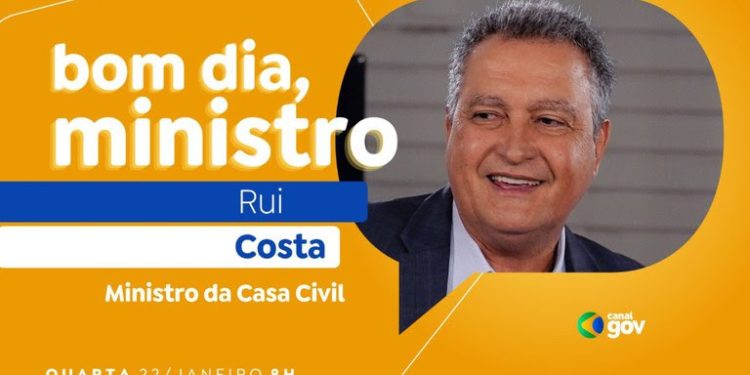 Rui Costa apresenta balanço de reunião ministerial e detalha metas do governo para 2025 no “Bom Dia, Ministro” desta quarta (22)