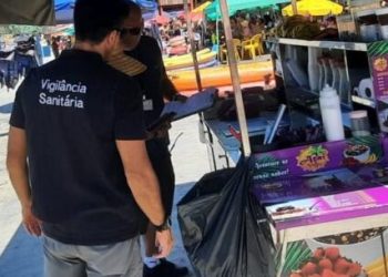 Vigilância Sanitária promove orientações a ambulantes em Caraguatatuba