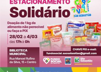 Fundo Social de São Sebastião promove Estacionamento Solidário de Carnaval 2025