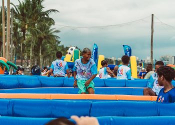 Brincadeiras e atividades gratuitas movimentam Bertioga com o Ruas e Praças de Lazer