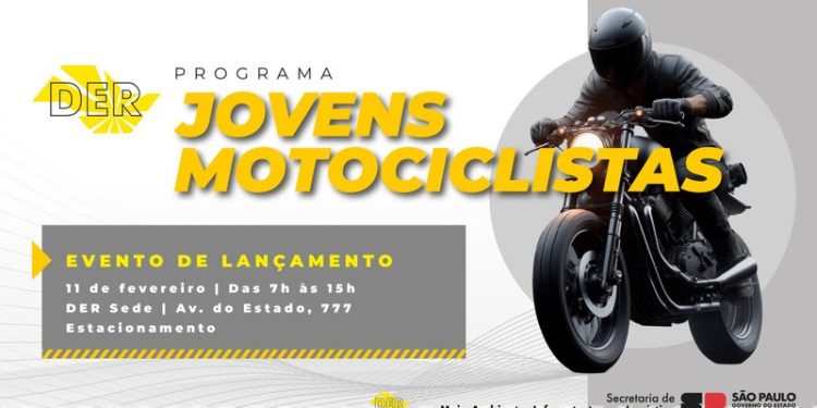 DER-SP lança programa Jovens Motociclistas para reduzir acidentes nas rodovias