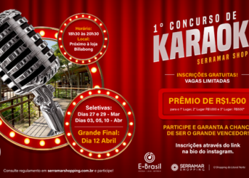 Serramar Shopping realiza primeiro 1º Concurso de Karaokê e parceria com estúdio de música