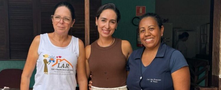 Presidente do Fundo Social visita Lar São Francisco de Assis e Instituição de Longa Permanência em Caraguatatuba