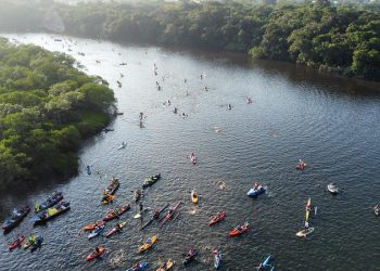 Ultramaratona Aquática do Rio Itapanhaú reúne 330 atletas neste sábado (5)