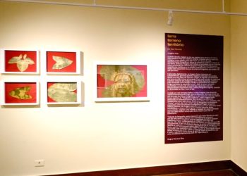 Bate-papo sobre exposição e oficina de impressão com pigmentos naturais é destaque no Macc