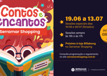 Serramar Shopping promove sessões gratuitas de “Contos e Encantos” para crianças