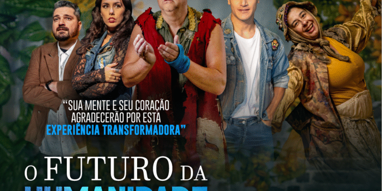 Espetáculo “O Futuro da Humanidade”, adaptação da obra de Augusto Cury, é destaque no Teatro Mario Covas na próxima semana