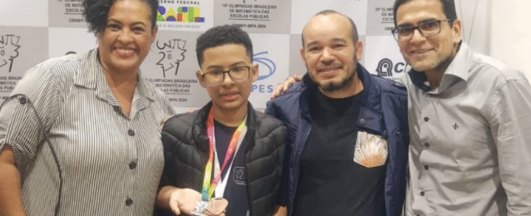 Estudante de Caraguatatuba conquista medalha de bronze na Obmep em São José dos Campos