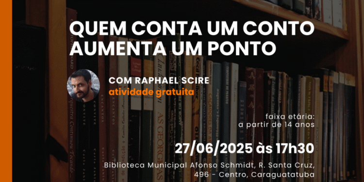 Oficina do Pontos MIS “Quem conta um conto aumenta um ponto” é destaque na programação cultural desta sexta
