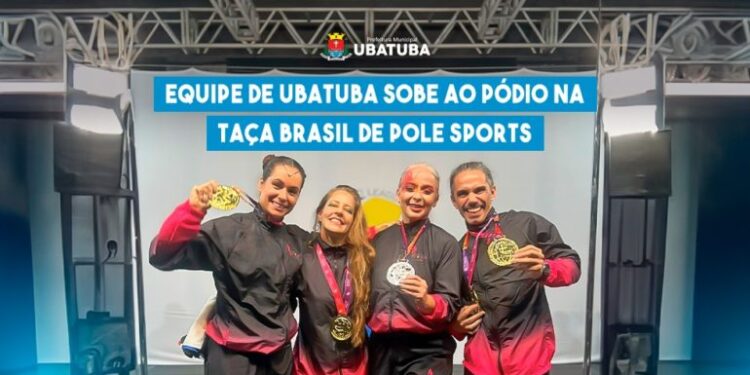 Equipe de Ubatuba sobe ao pódio na Taça Brasil de Pole Sports  