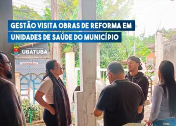 Gestão visita reformas das Unidades de Saúde do município