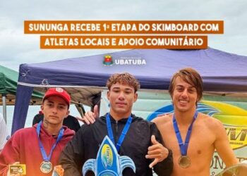 Sununga recebe 1ª etapa do Skimboard com atletas locais e apoio comunitário