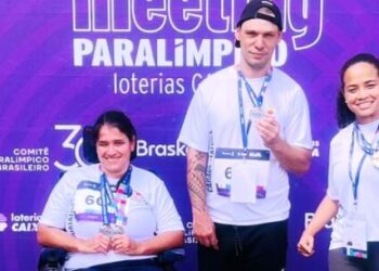 Paratletas do programa Inclusão em Movimento conquistam medalhas no Meeting Loterias da Caixa em São Paulo