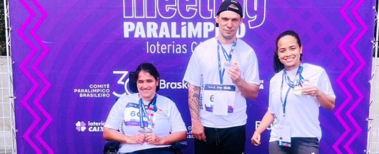 Paratletas do programa Inclusão em Movimento conquistam medalhas no Meeting Loterias da Caixa em São Paulo