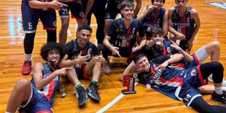 Caraguatatuba é vice-campeã da Série Ouro Sub-16 da Liga Paulista de Basquete