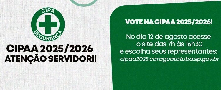Servidores elegem nova CIPAA em votação on-line no dia 12 de agosto