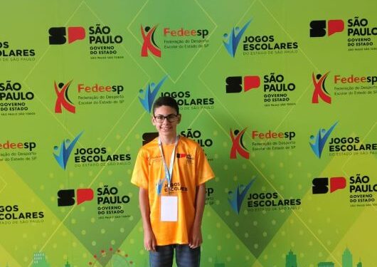 Estudante de Caraguatatuba conquista 2º lugar no Xadrez Blitz Sub-14 do JEESP