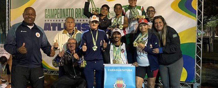 Atletismo Máster de Caraguatatuba conquista 17 medalhas no Campeonato Brasileiro em São Paulo