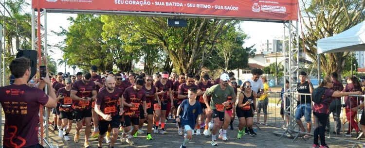 CardioRace reúne centenas de corredores no mês de conscientização sobre doenças cardiovasculares em Caraguatatuba