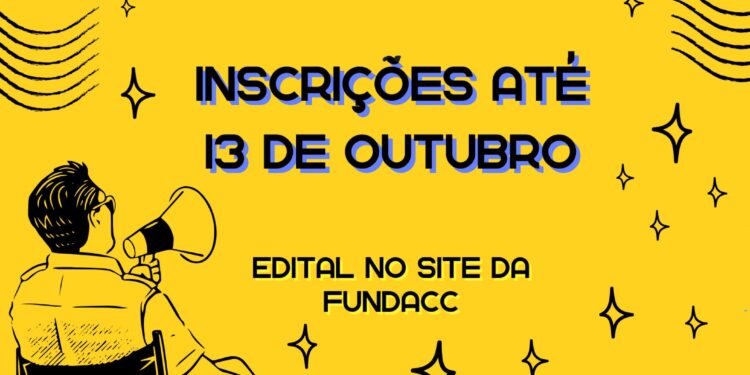 Fundacc está com inscrições abertas para 9º Festival de Cinema Curta Caraguá
