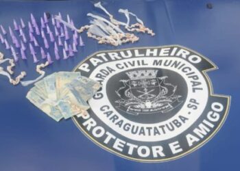 Mais de 150 porções de drogas são apreendidas pela Guarda Civil de Caraguatatuba