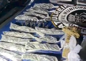 Guarda Civil de Caraguatatuba prende homem com mais de 1,5 mil porções de drogas